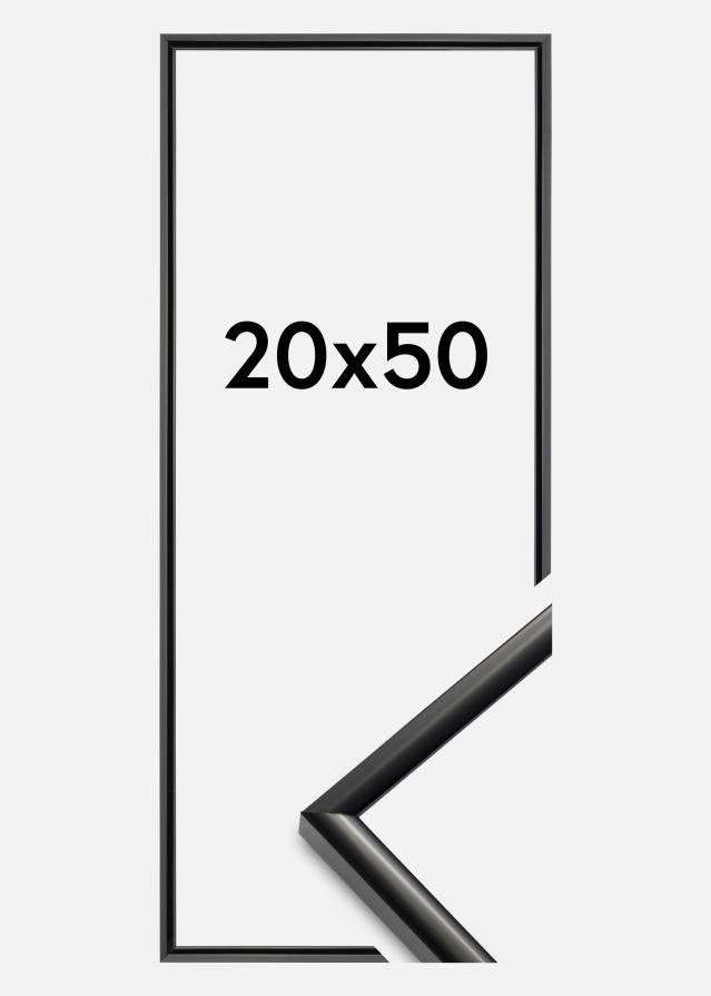 BGA Rahmen New Lifestyle Acrylglas Schwarz 20x50 cm