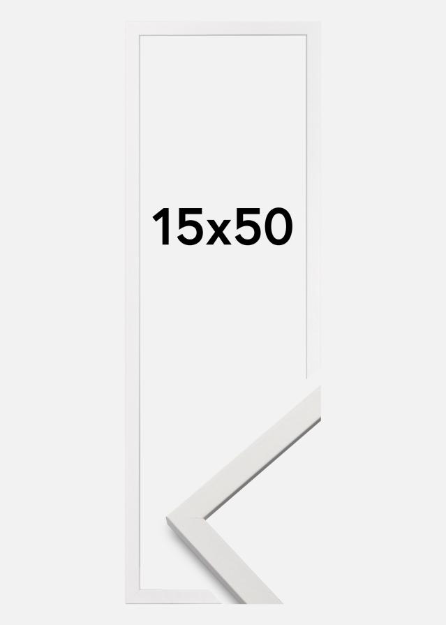 Galleri 1 Rahmen Edsbyn Acrylglas Weiß 15x50 cm