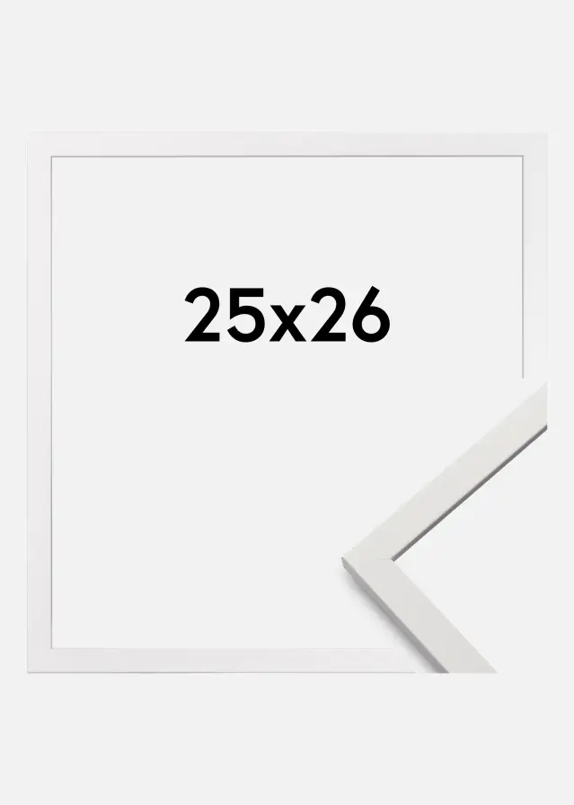 Galleri 1 Rahmen Edsbyn Acrylglas Weiß 25x26 cm