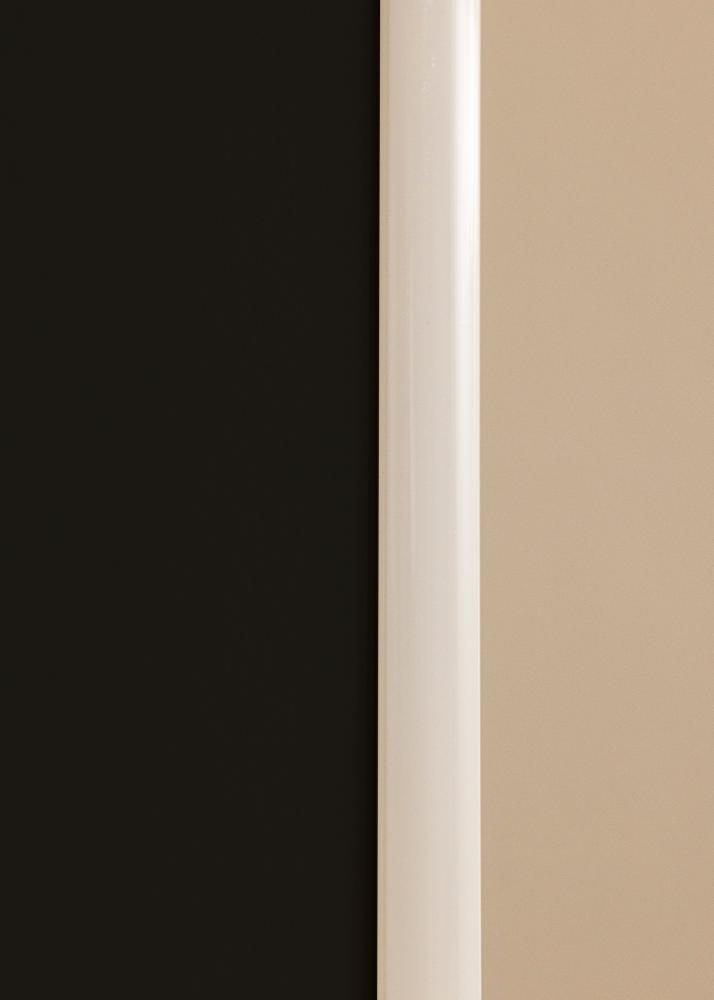 Ram med passepartou Rahmen New Lifestyle Weiß 70x100 cm - Passepartout Schwarz 24x36 inches