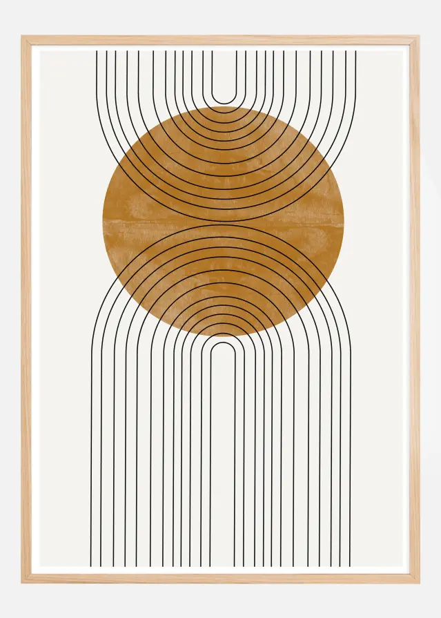 Bildverkstad Abstract Flow Poster