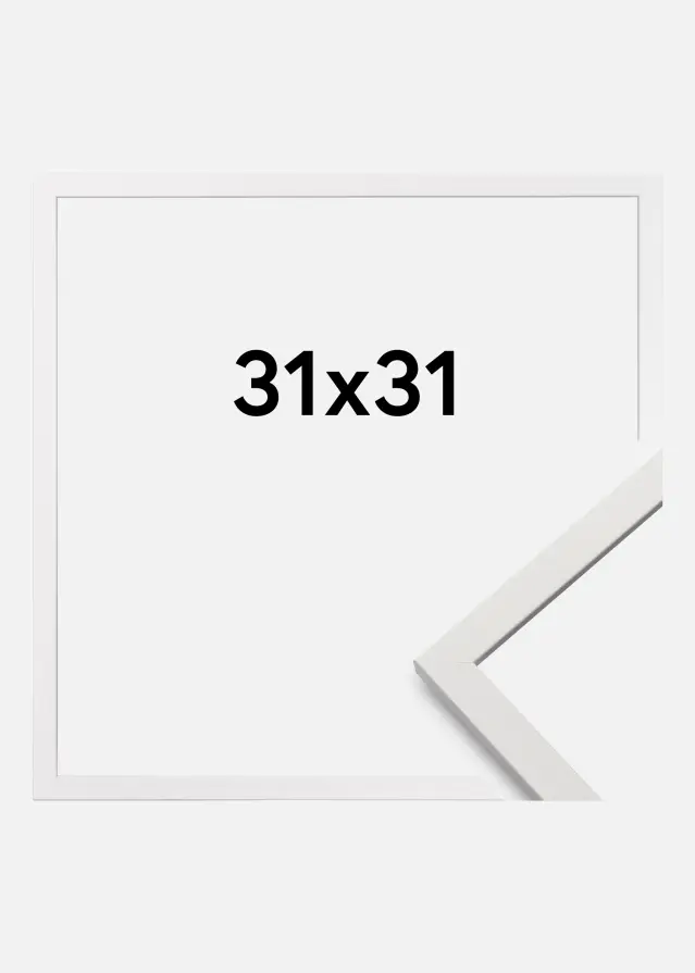 Galleri 1 Rahmen Edsbyn Acrylglas Weiß 31x31 cm