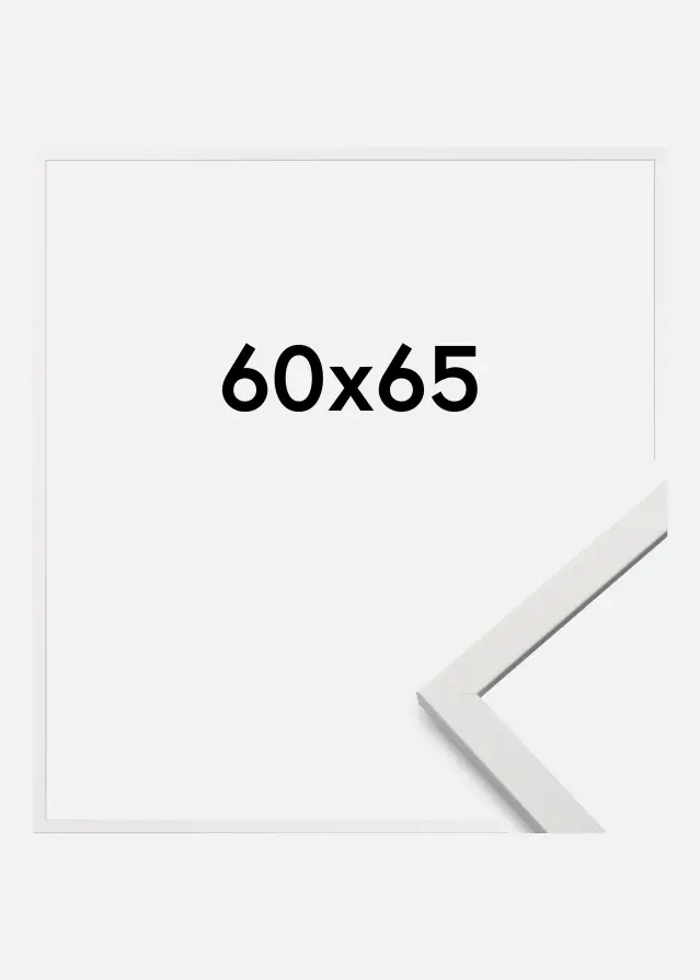 Galleri 1 Rahmen Edsbyn Acrylglas Weiß 60x65 cm