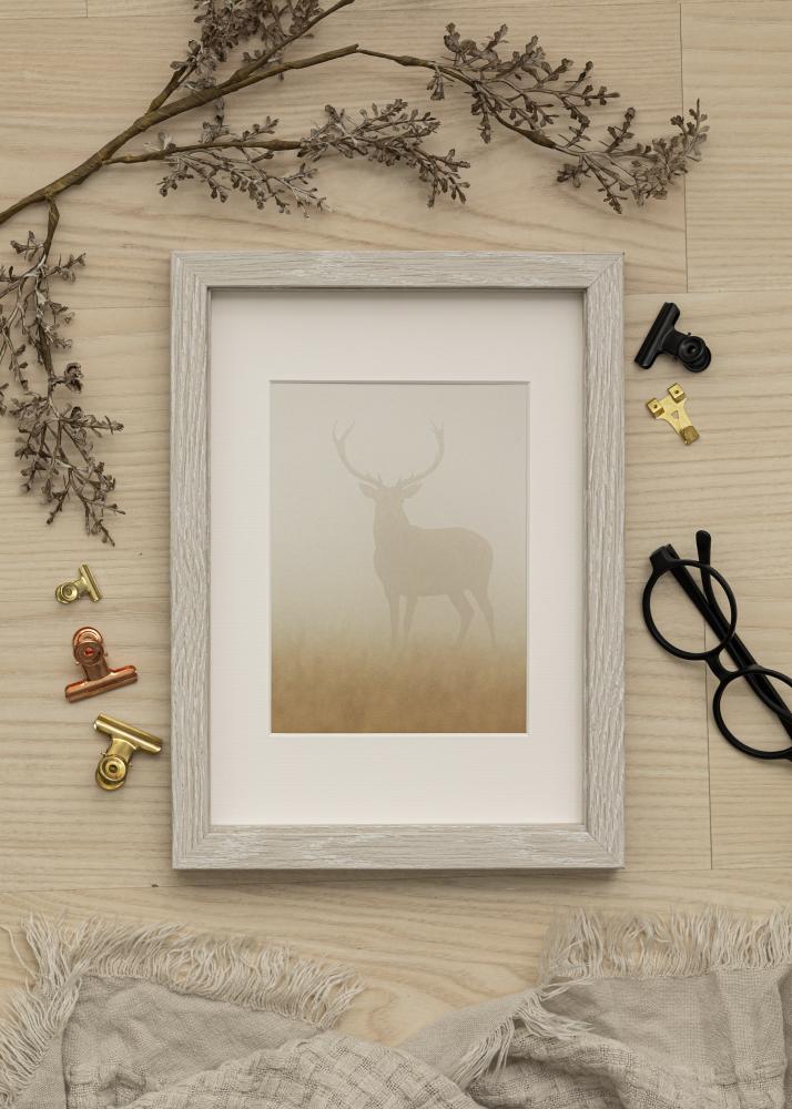 Estancia Rahmen Elegant Box Grau 40x50 cm