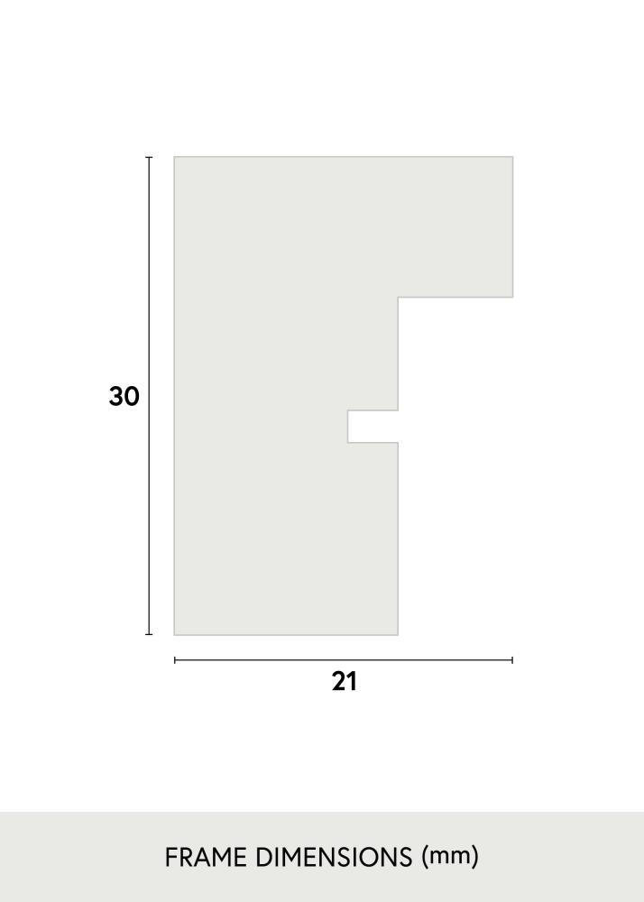  Rahmen New Stockholm Grau 50x70 cm