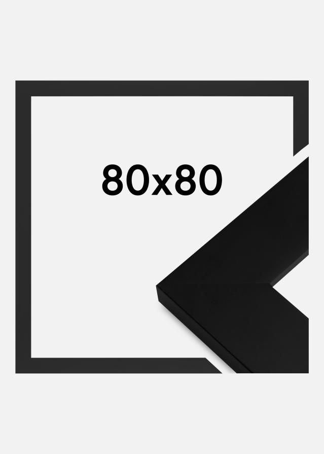 Galleri 1 Rahmen Härjedalen Acrylglas Schwarz 80x80 cm
