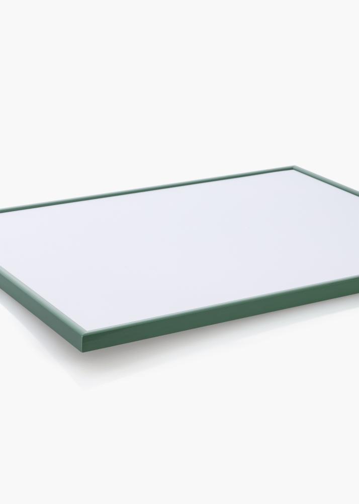 Ram med passepartou Rahmen New Lifestyle Moss Green 70x100 cm - Passepartout Weiß 61x91,5 cm