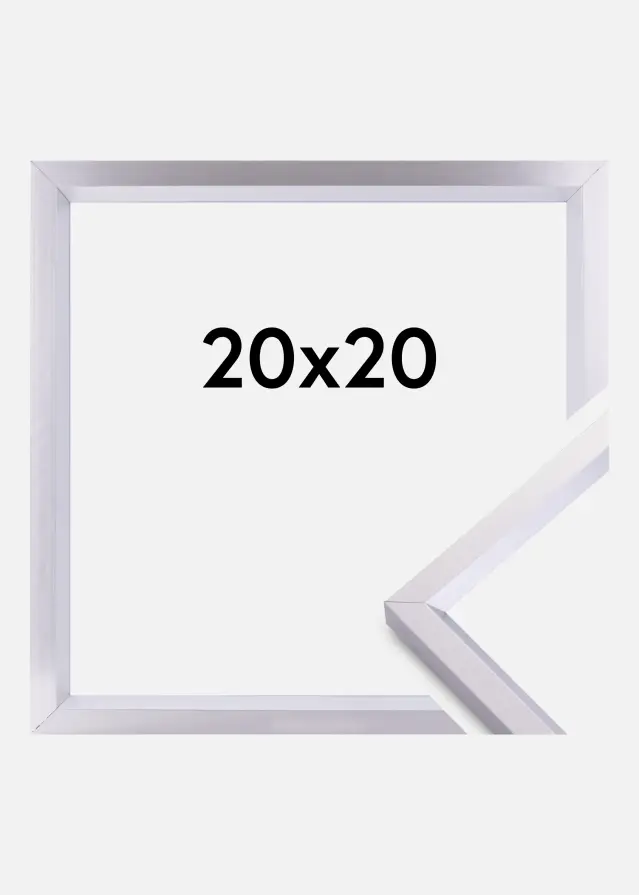 Walther Rahmen Steel Style Silber 20x20 cm