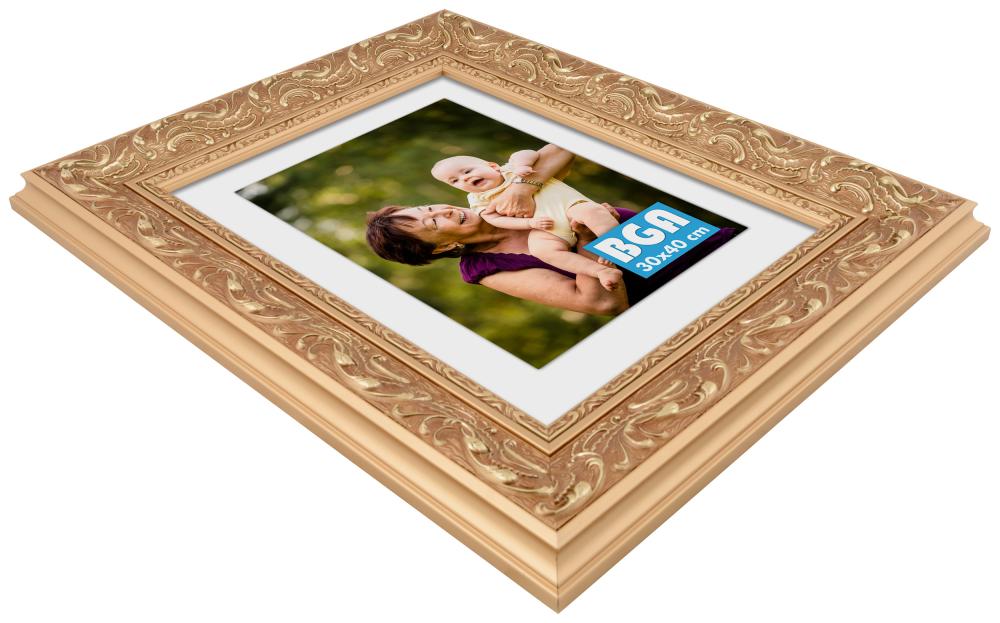 Ramverkstad Rahmen Gränna Gold/Kupfer - Größe nach Wunsch