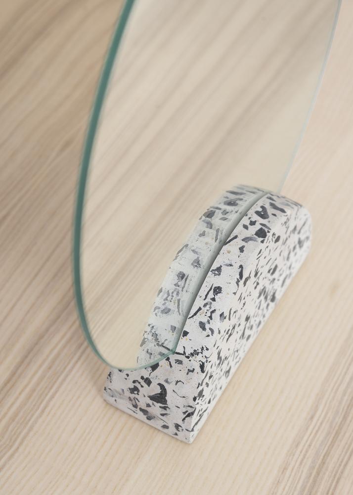 Hübsch Tischspiegel Terrazzo ll Weiß
