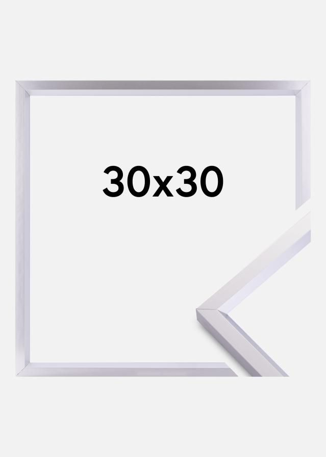 Walther Rahmen Steel Style Silber 30x30 cm