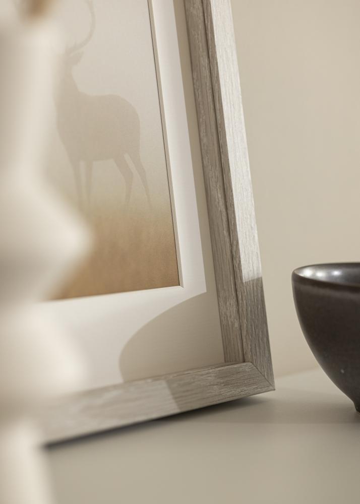 Estancia Rahmen Elegant Box Grau 40x50 cm