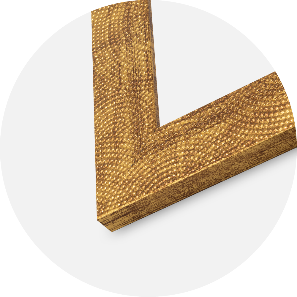 Jämtlands Ramfabrik Rahmen Linea Acrylglas Gold 30x45 cm