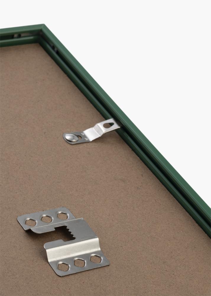 Ram med passepartou Rahmen New Lifestyle Moss Green 70x100 cm - Passepartout Weiß 61x91,5 cm