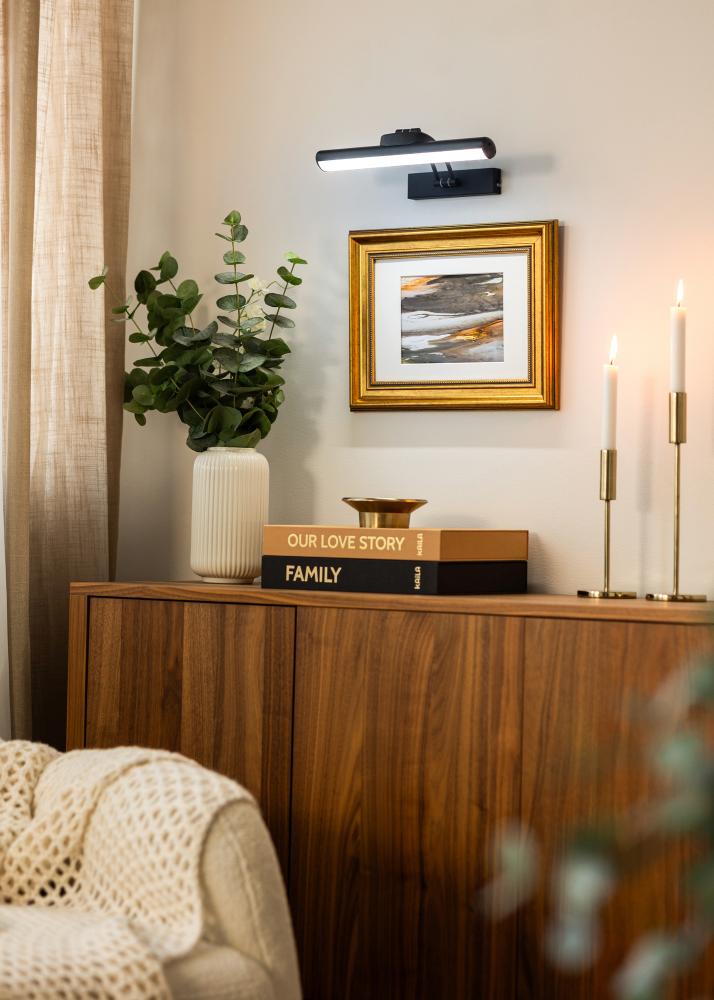 KAILA KAILA Leuchter Batteriebetriebene Bilderbeleuchtung 32 cm - Schwarz