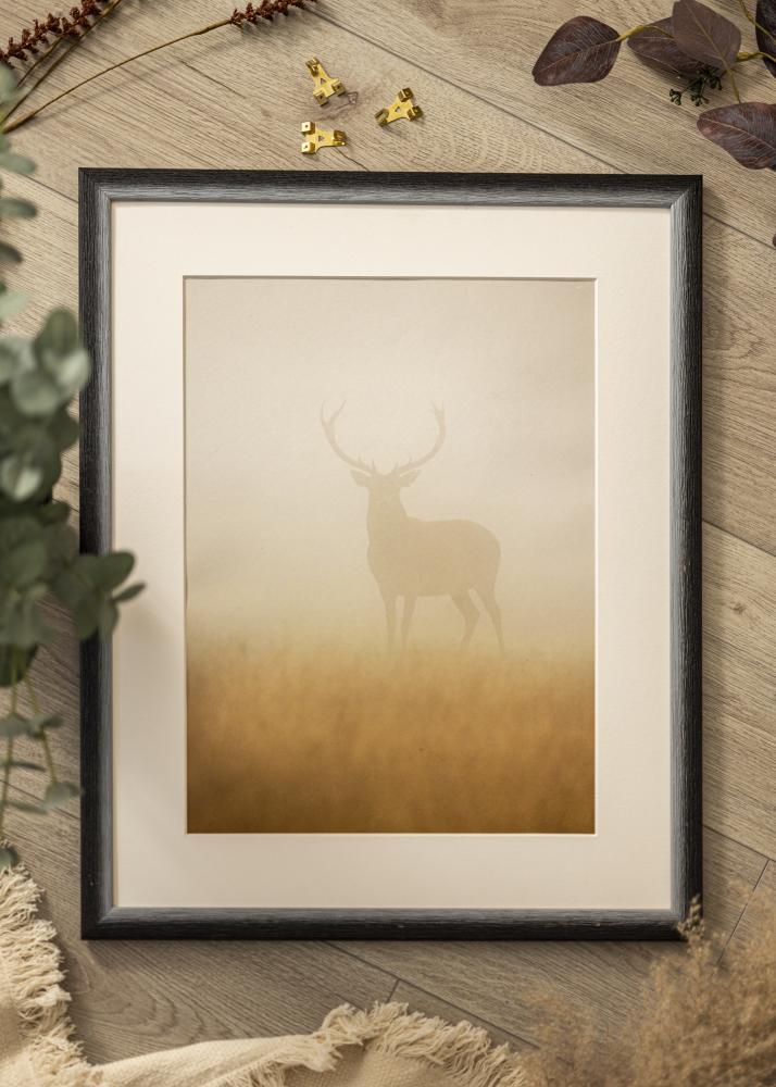 Ramverkstad Rahmen Cornwall Schwarz - Größe nach Wunsch