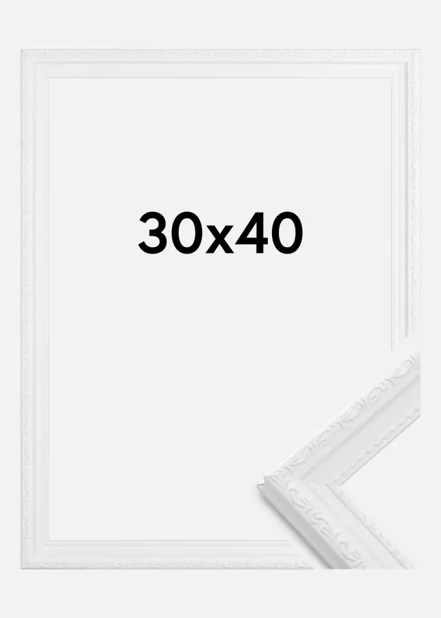 Galleri 1 Rahmen Abisko Acrylglas Weiß 30x40 cm