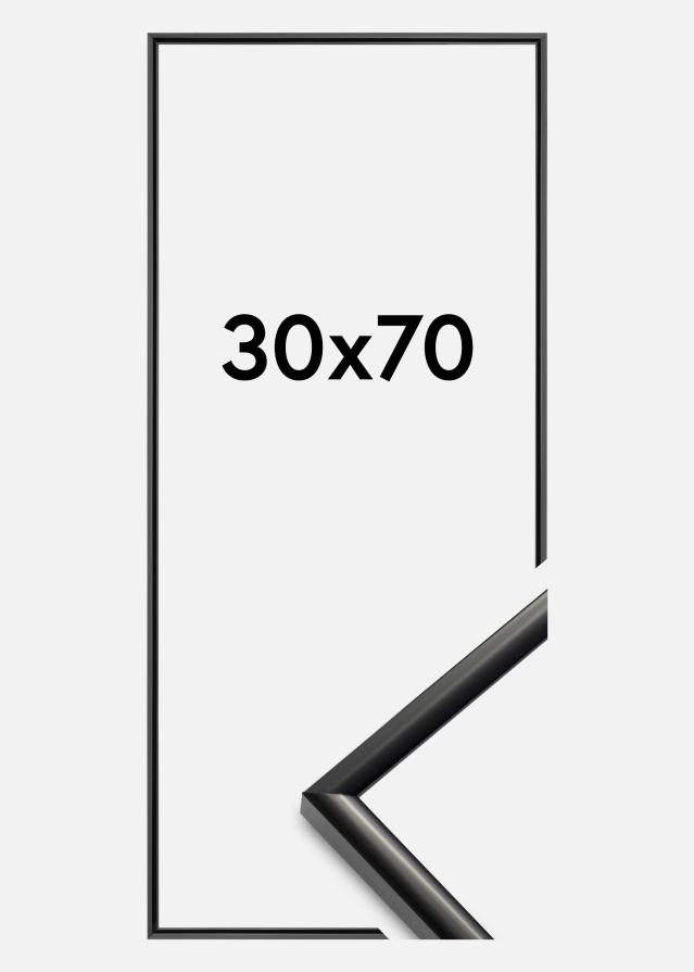 BGA Rahmen New Lifestyle Acrylglas Schwarz 30x70 cm