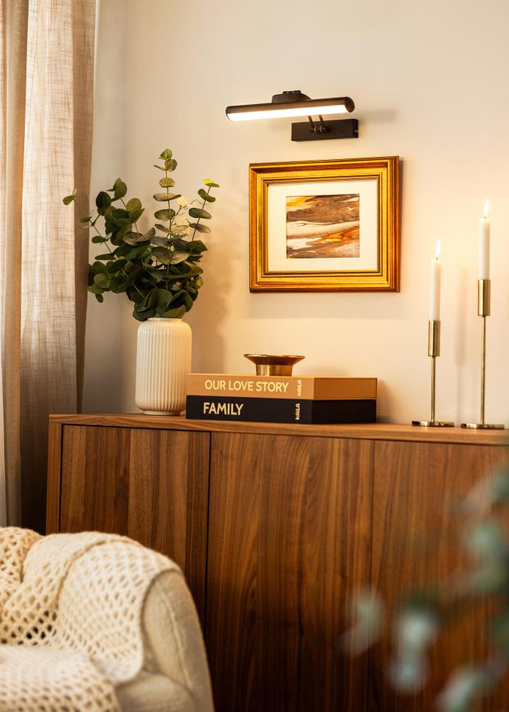 KAILA KAILA Leuchter Batteriebetriebene Bilderbeleuchtung 32 cm - Schwarz