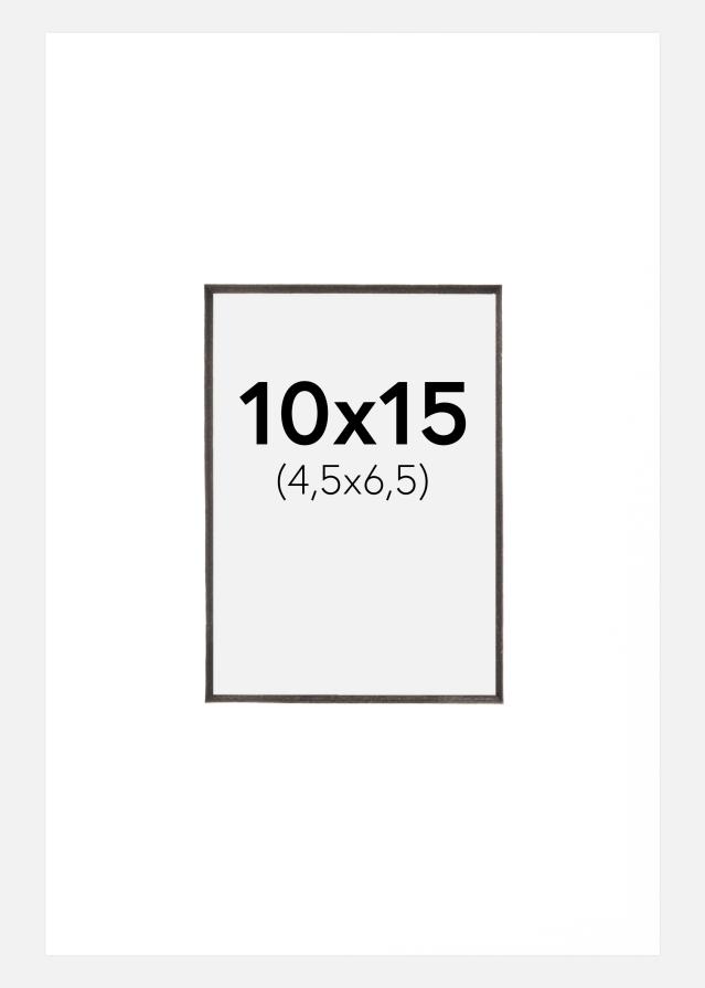 Galleri 1 Passepartout Weiß (schwarzer Kern) 10x15 cm (4,5x6,5 cm)
