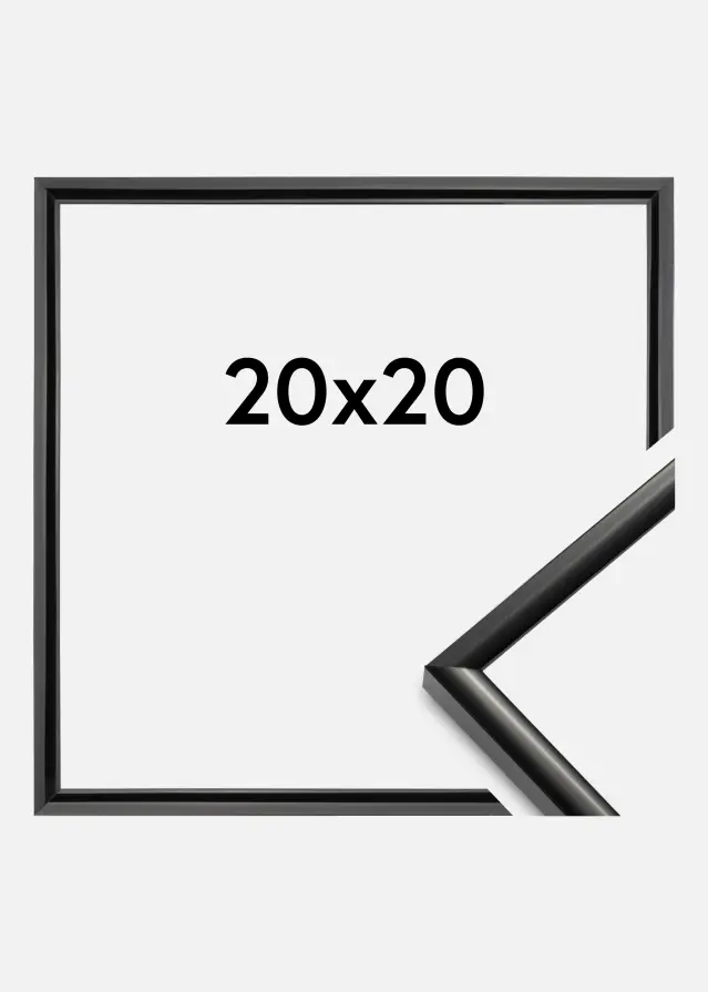 BGA Rahmen New Lifestyle Schwarz 20x20 cm