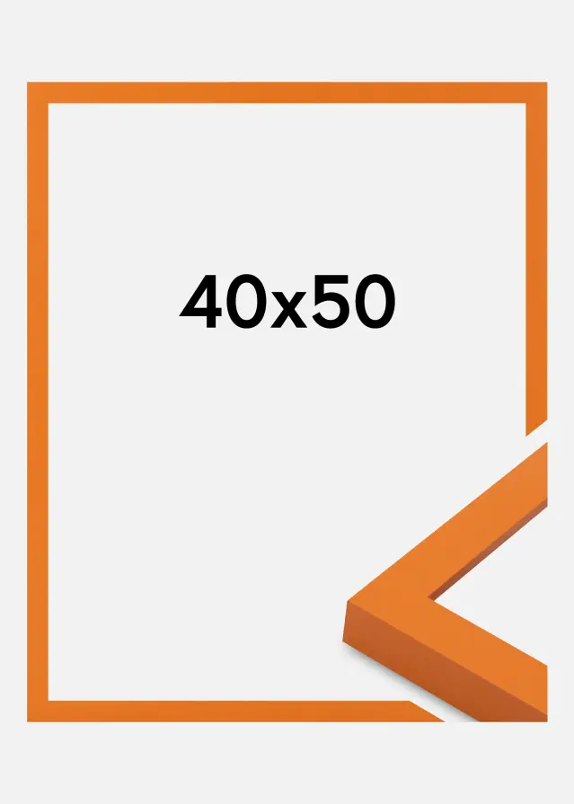 Jämtlands Ramfabrik Rahmen Selection Acrylglas Orange 40x50 cm