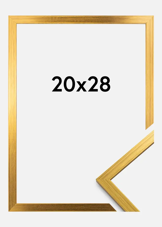 Galleri 1 Rahmen Edsbyn Acrylglas Gold 20x28 cm