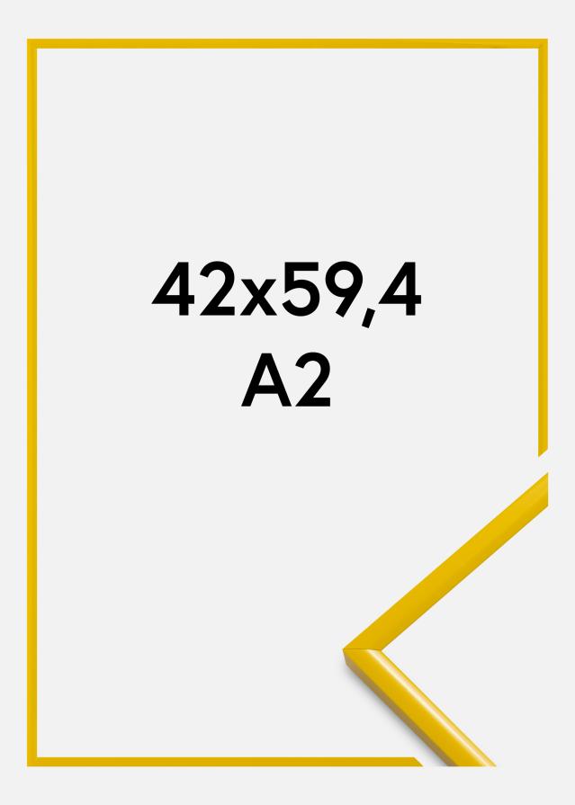 BGA Rahmen New Lifestyle Acrylglas Gelb 42x59,4 cm (A2)