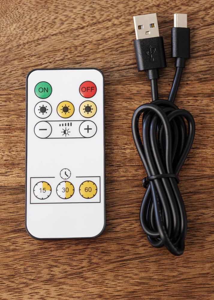 KAILA KAILA Leuchter Batteriebetriebene Bilderbeleuchtung 32 cm - Schwarz