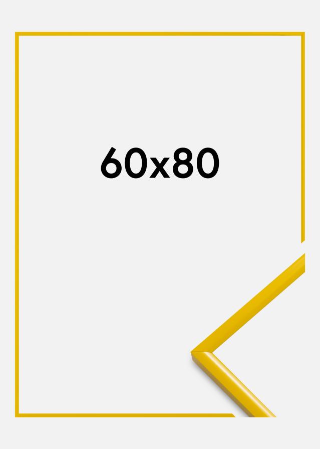 BGA Rahmen New Lifestyle Acrylglas Gelb 60x80 cm