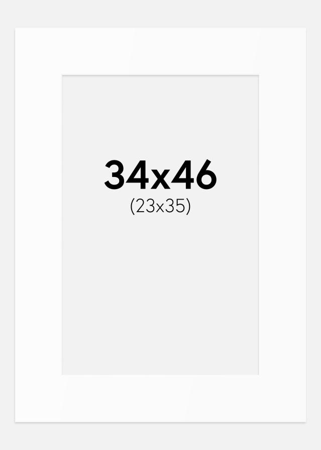 Artlink Passepartout Weiß Standard (weißer Kern) 34x46 cm (23x35)