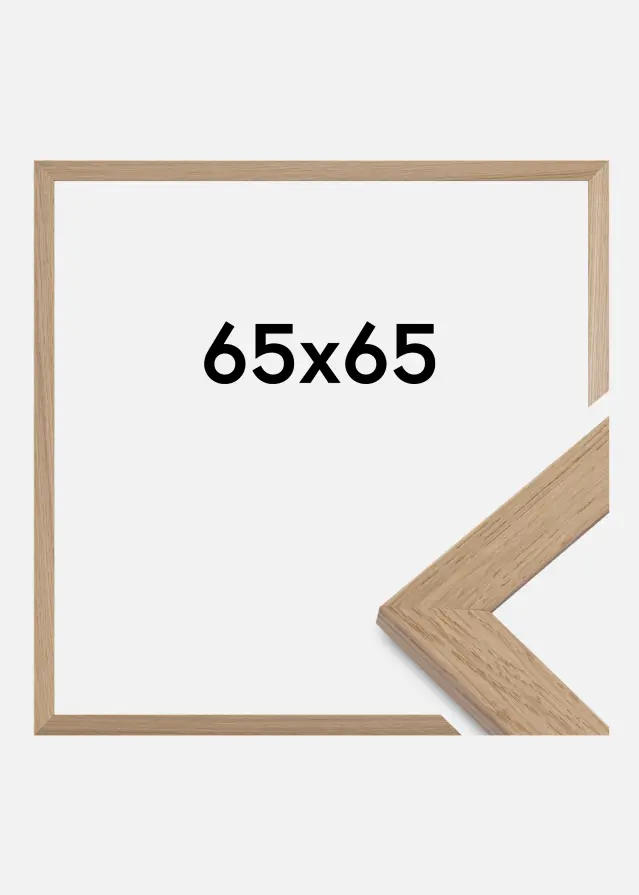 Artlink Rahmen Trendline Acrylglas Eiche 65x65 cm