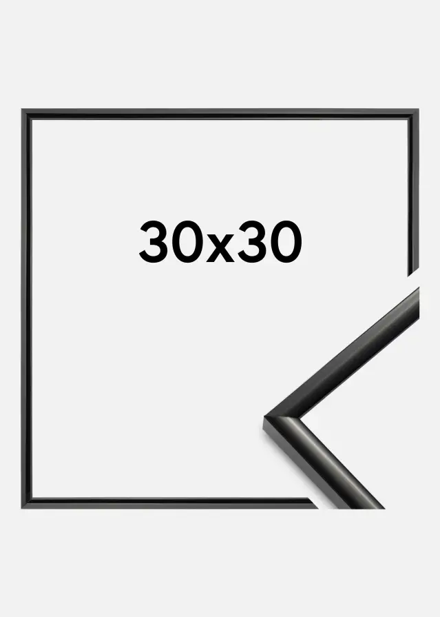 Walther Rahmen New Lifestyle Schwarz 30x30 cm