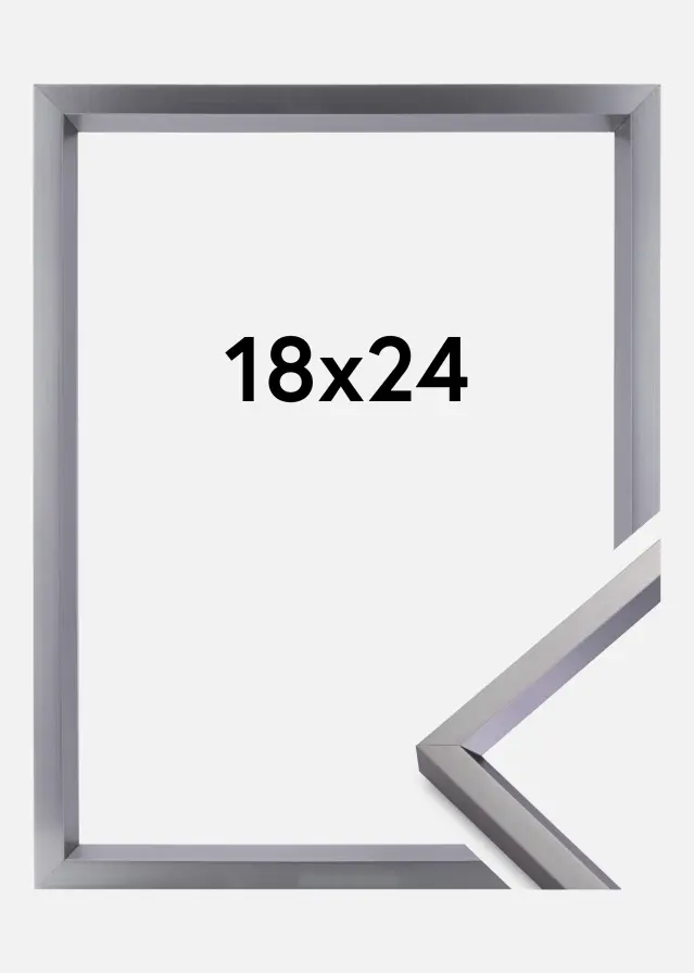 Walther Rahmen Steel Style Edelstahl 18x24 cm