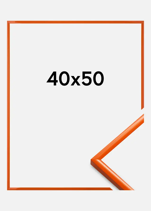 BGA Rahmen New Lifestyle Acrylglas Orange 40x50 cm