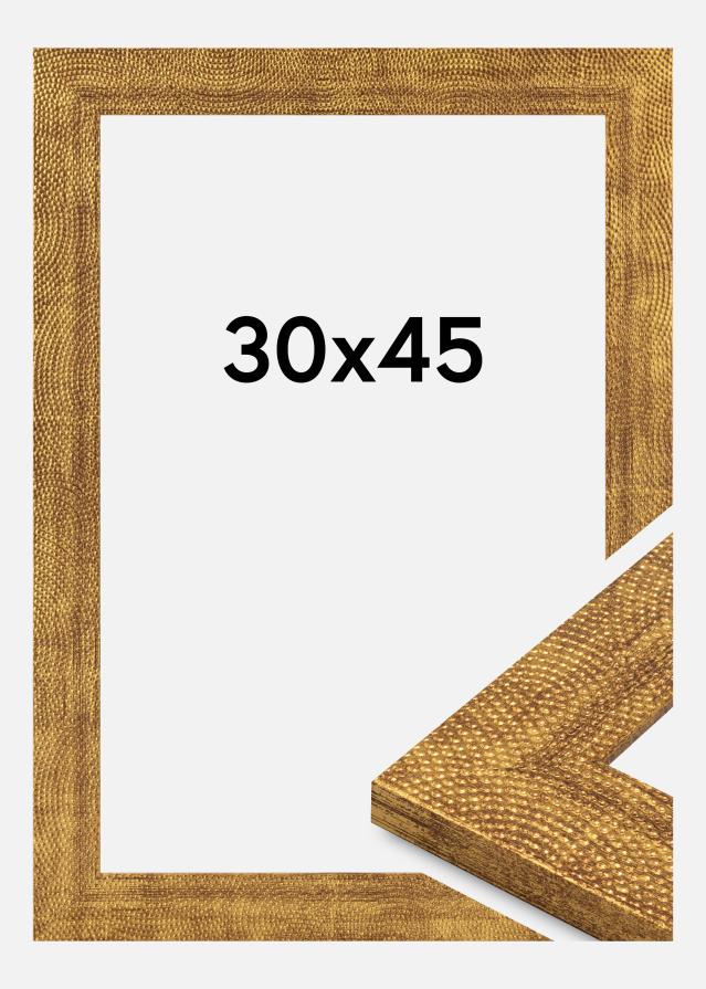 Jämtlands Ramfabrik Rahmen Linea Acrylglas Gold 30x45 cm
