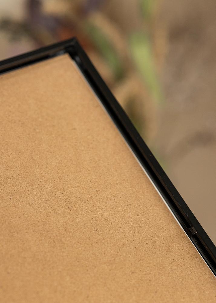 Ram med passepartou Rahmen Victoria Schwarz 50x70 cm - Passepartout Schwarz 33x56 cm