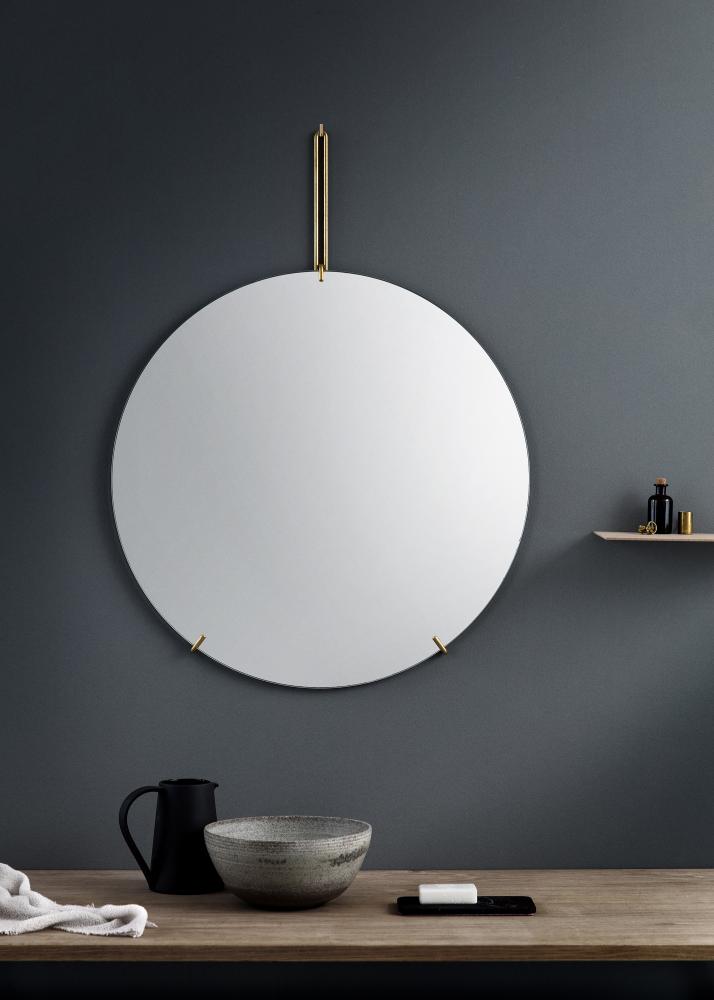 Moebe Moebe Wall Mirror Mässing 50 cm Ø