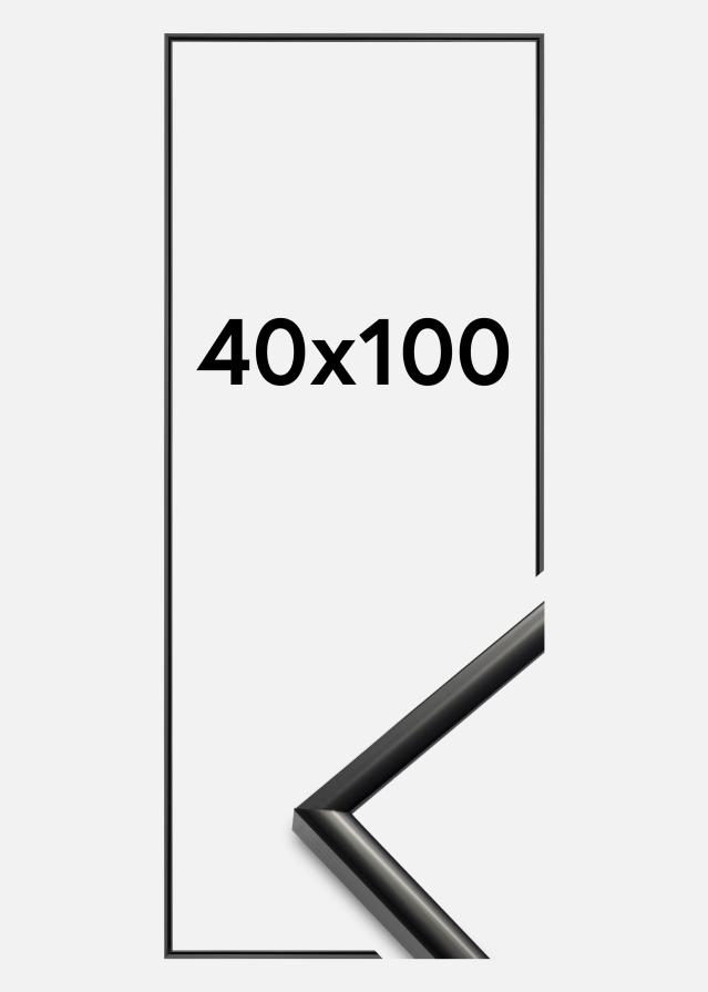 BGA Rahmen New Lifestyle Acrylglas Schwarz 40x100 cm