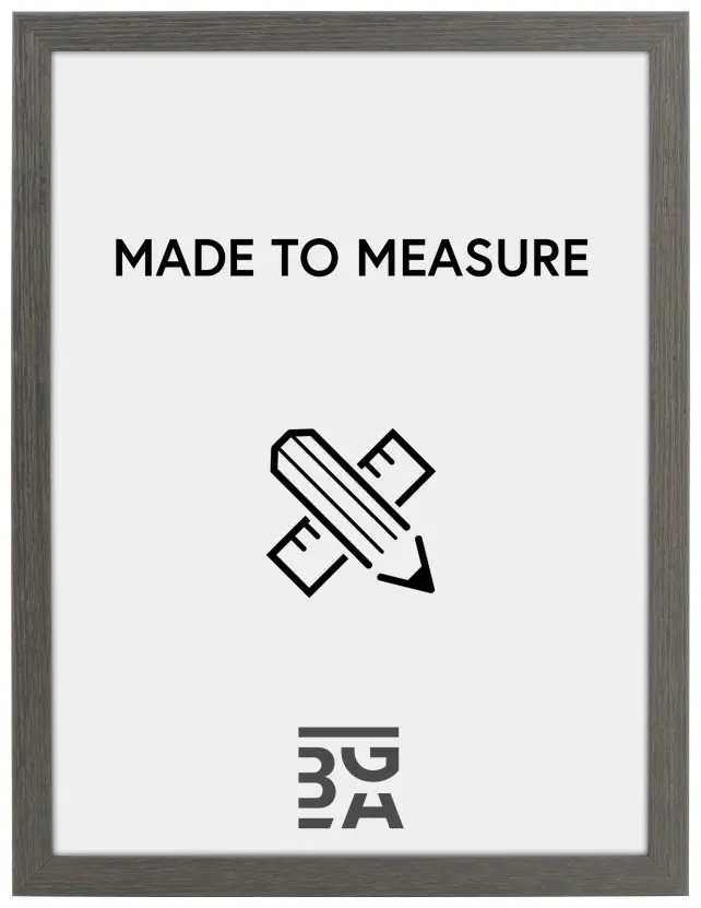 Ramverkstad Björkö - Grau gerieben - Größe nach Wunsch