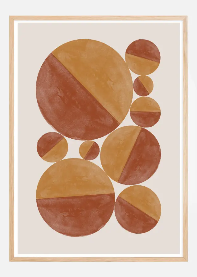 Bildverkstad Burnt Orange Bols Poster