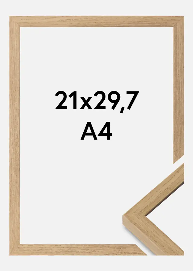 Mavanti Rahmen Ares Acrylglas Natural Oak 21x29,7 cm (A4)