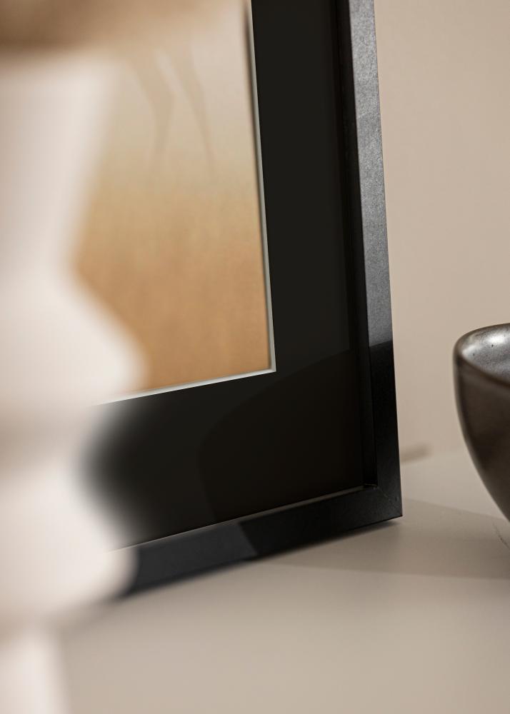 Ram med passepartou Rahmen Trendy Schwarz 20x30 cm - Passepartout Schwarz 10x20 cm