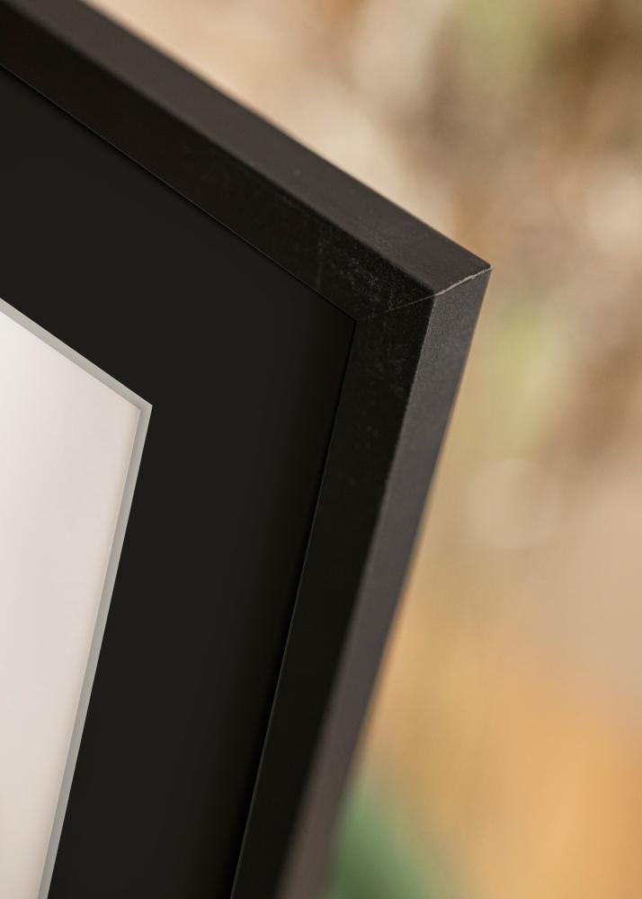 Ram med passepartou Rahmen Trendy Schwarz 20x30 cm - Passepartout Schwarz 10x20 cm