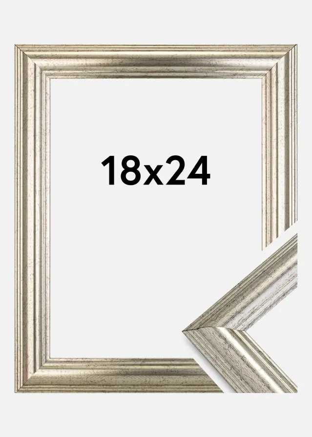 Galleri 1 Rahmen Västkusten Silber 18x24 cm
