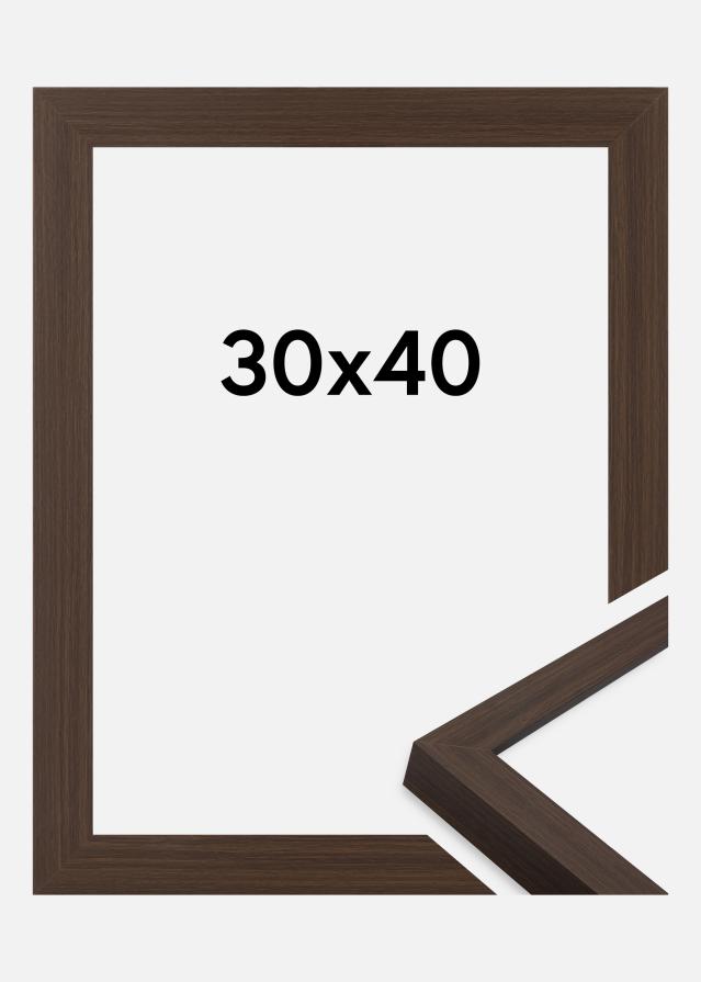 Jämtlands Ramfabrik Rahmen Wells Acrylglas Braun 30x40 cm