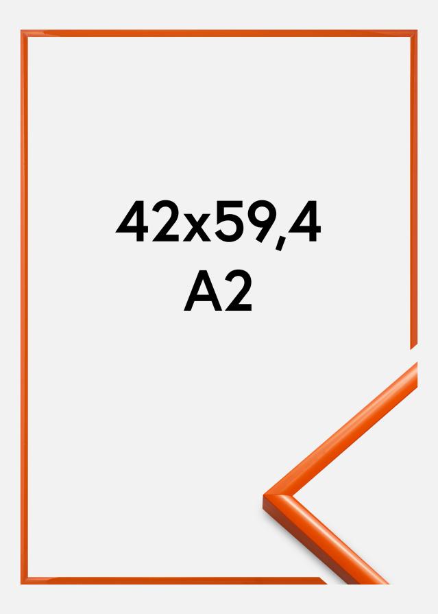 BGA Rahmen New Lifestyle Acrylglas Orange 42x59,4 cm (A2)