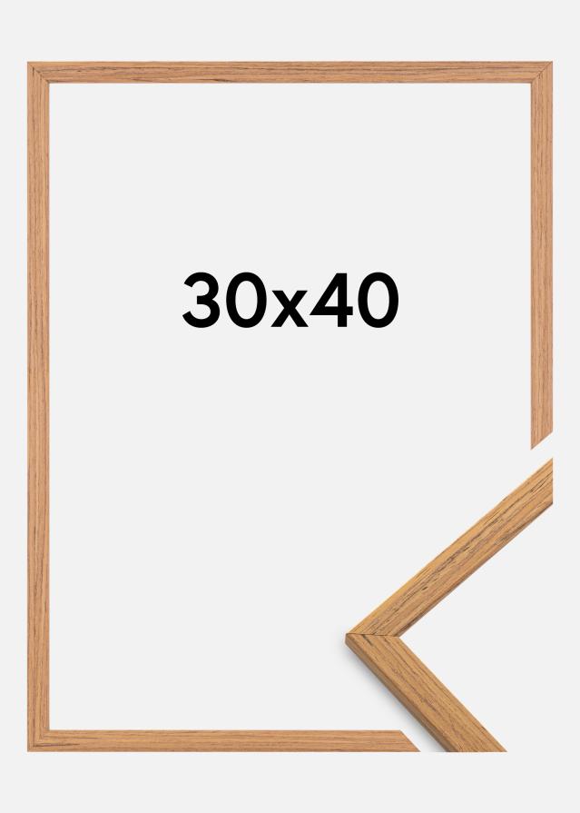 Galleri 1 Rahmen Edsbyn Acrylglas Teak 30x40 cm