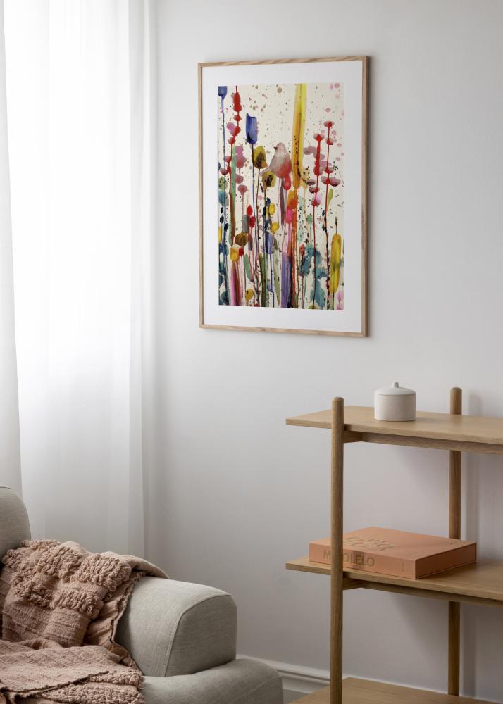 BGA Rahmen Schmale Eiche Acrylglas 20x30 cm