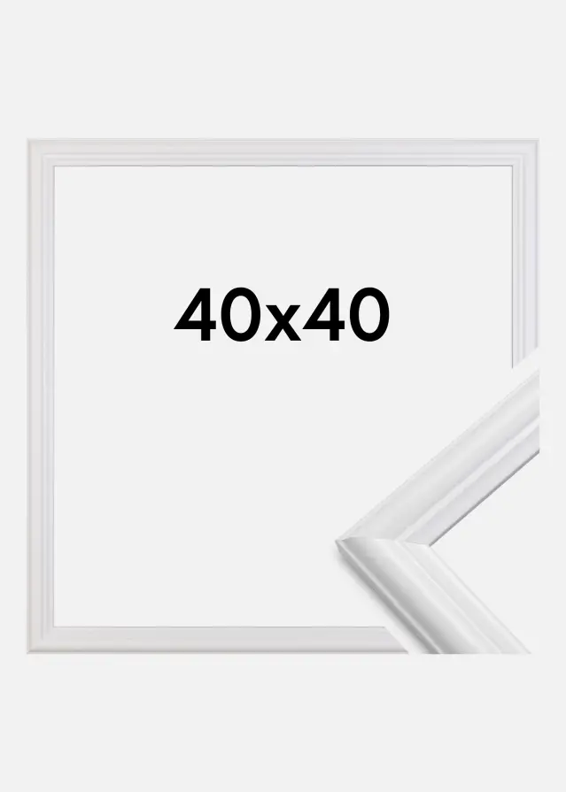 Galleri 1 Rahmen Siljan Acrylglas Weiß 40x40 cm